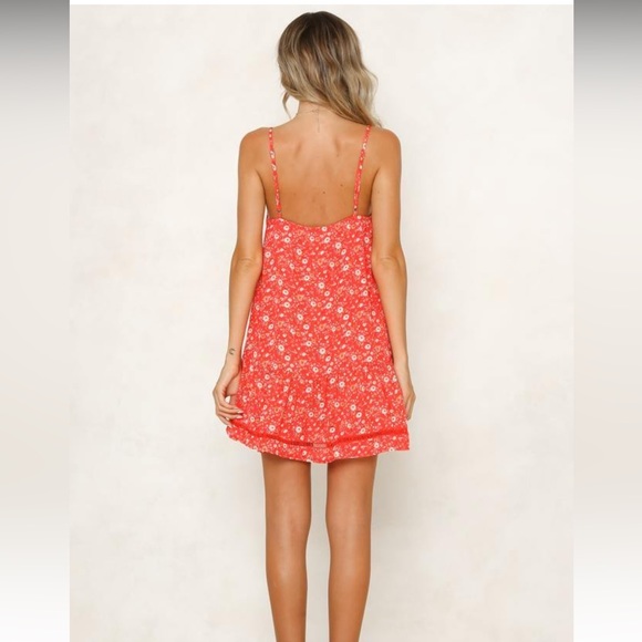 NORTHEM NIGHTS DRESS RED - Picture 4 of 6